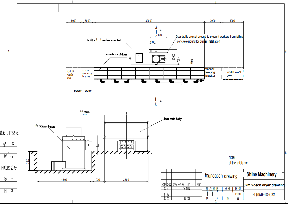 схема установки сушилки для шпона