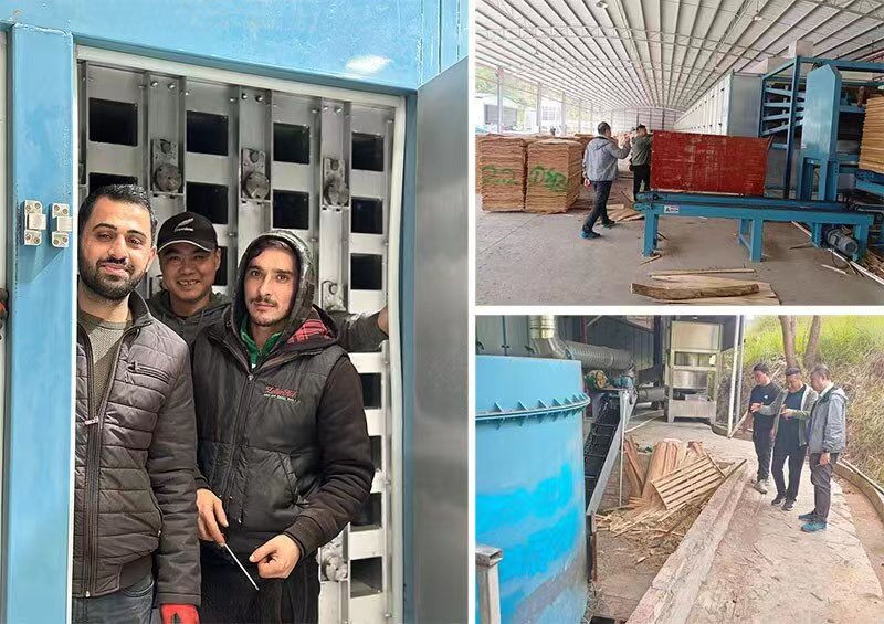 वेनियर ड्रायर इंस्टॉलेशन