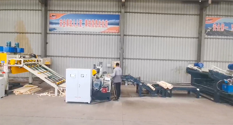 fineer productielijn veneer production line