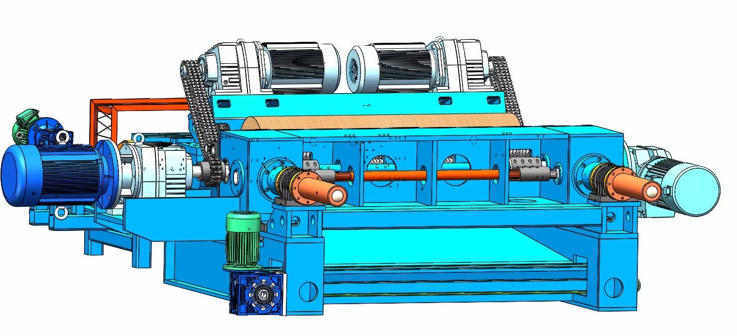 mesin pengupas veneer
