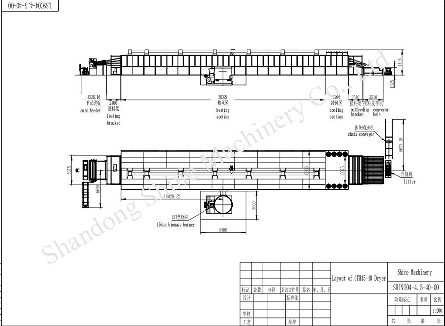 veneer dryer drawing veneer dryer drawing
