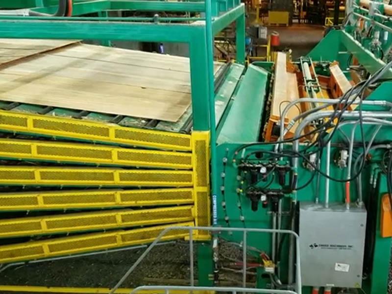 Máquina de secagem de folheados