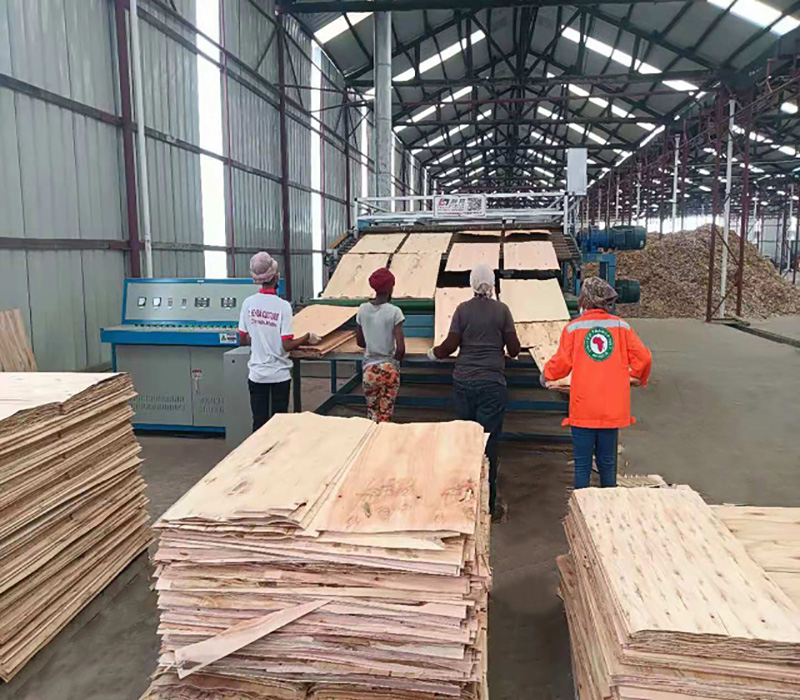 Mesin Pengering Veneer Rol Kayu Lapis
