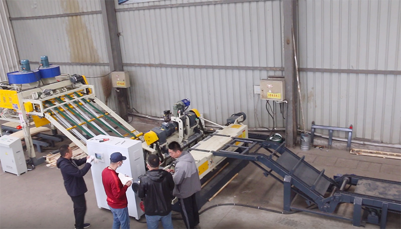 fineer productie apparatuur veneer production equipment
