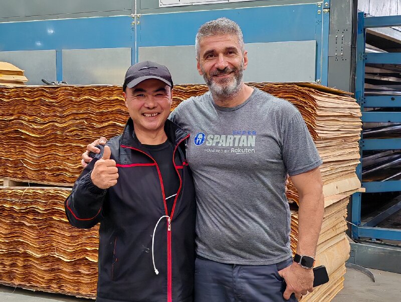 engineer with customer engineer with customer