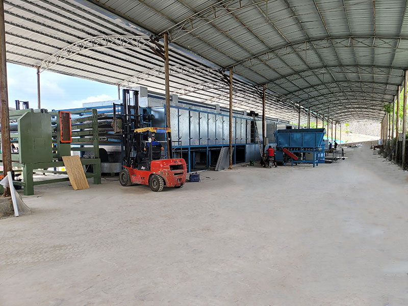 Línea de producción de chapa de madera Wood Veneer Production Line