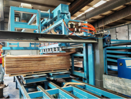 Séchoir à placage de bois